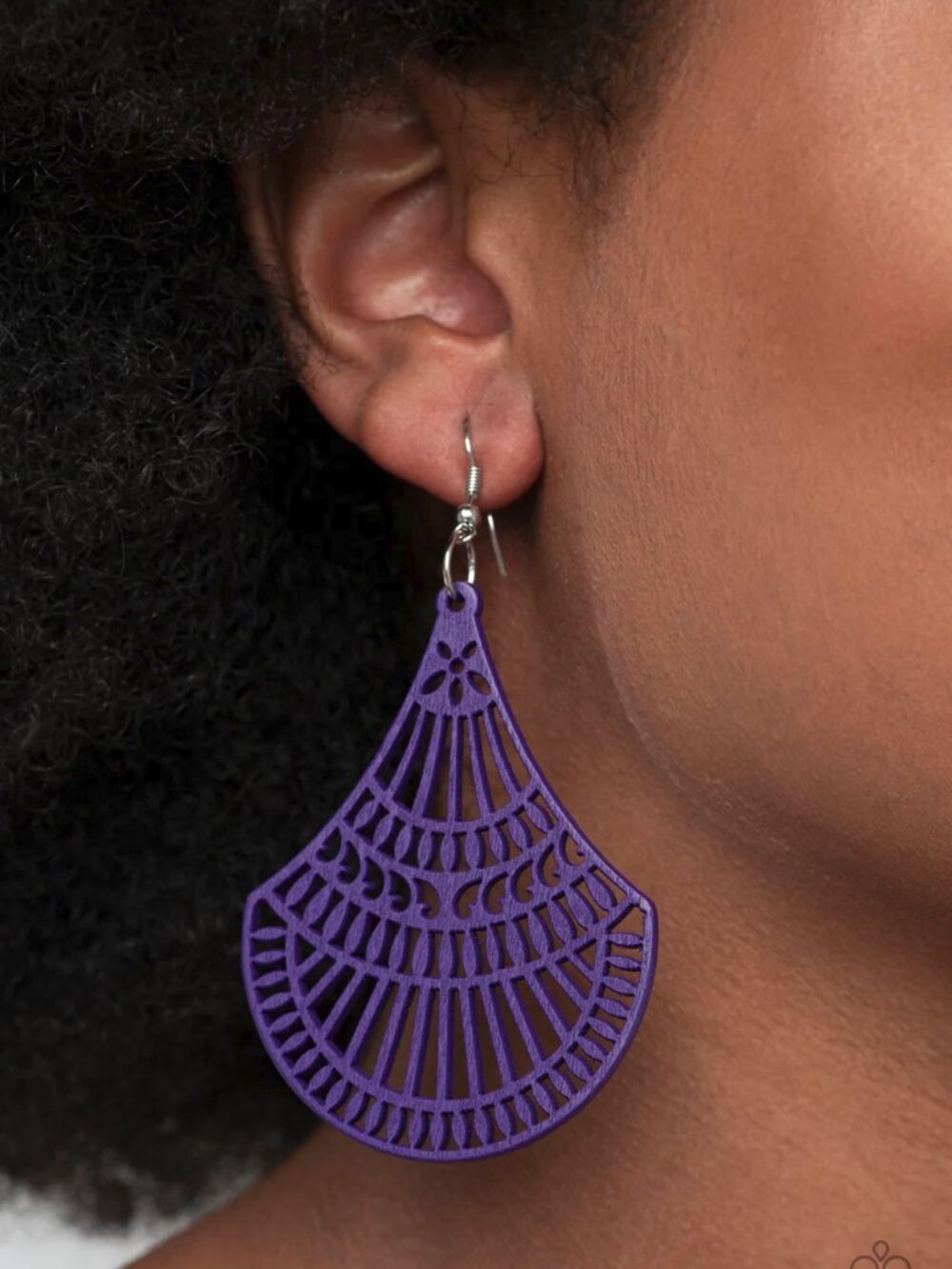 Paparazzi Jewelry Accessories - Tropical Tempest - Purple Earrings - Vintage